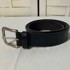 Ralph Lauren Men's Black Leather Belt Size Medium